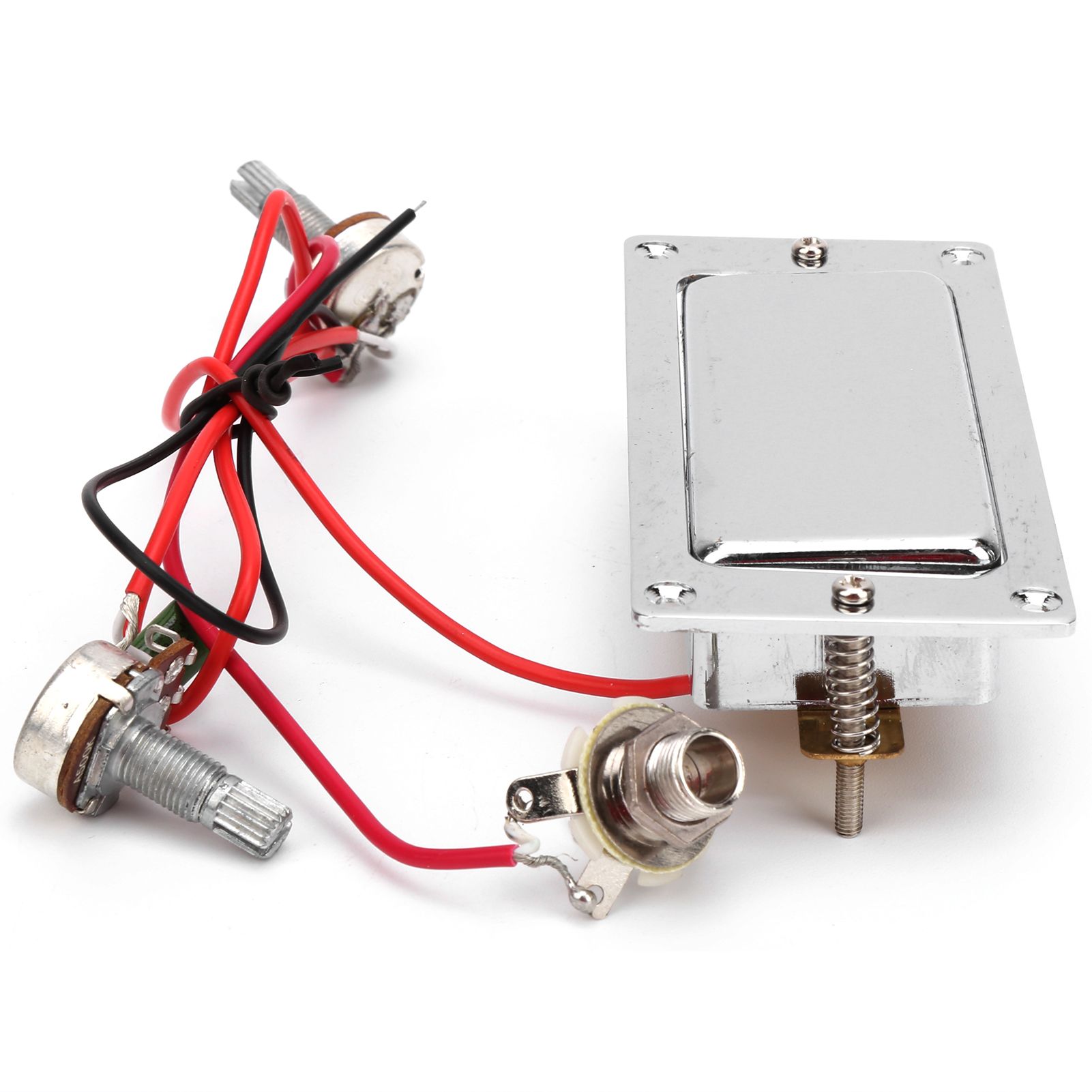 Electric Guitar Double Coil Pickup Harness 1V1T Control Output Volume Tone Pots