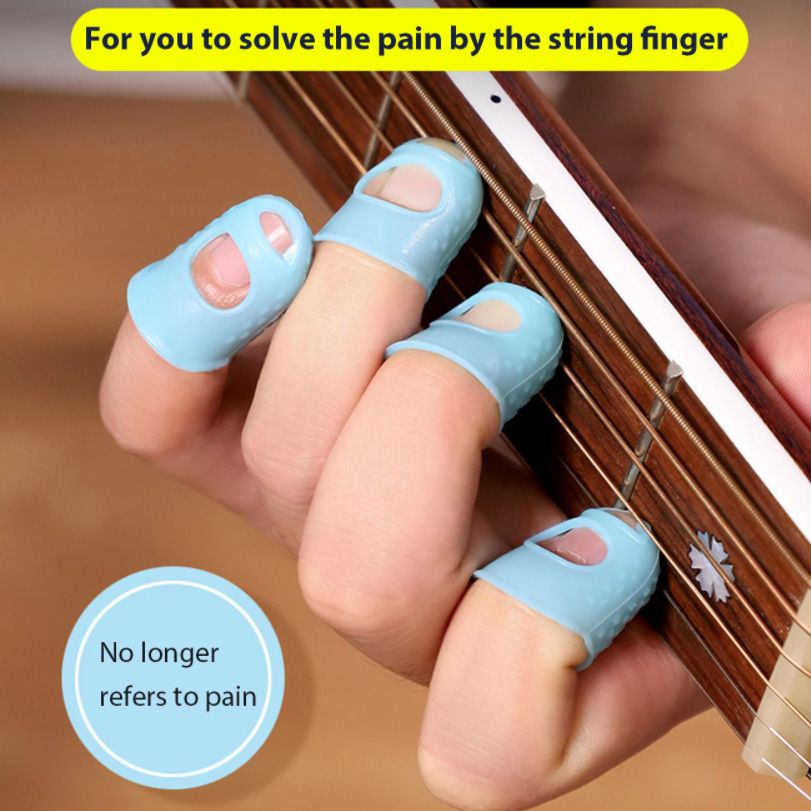 4Pcs/Set Guitar Silicone Finger Guards Guitar Fingertip Protectors For Ukulele Guitar S M L Guitar Parts Guitar Accessories 4Pcs/Set Guitar Silicone Finger Guards Guitar Fingertip Protectors For Ukulele Guitar S M L Guitar Parts Guitar Accessories 4Pcs/S