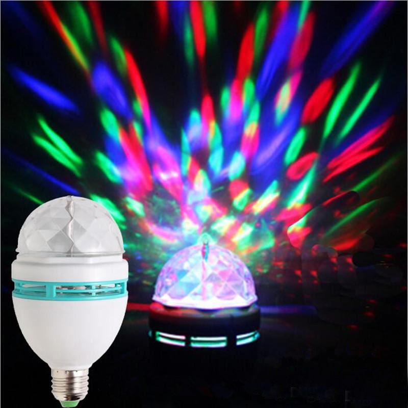 LED DJ Disco Moving Bulb Light Multi-Color