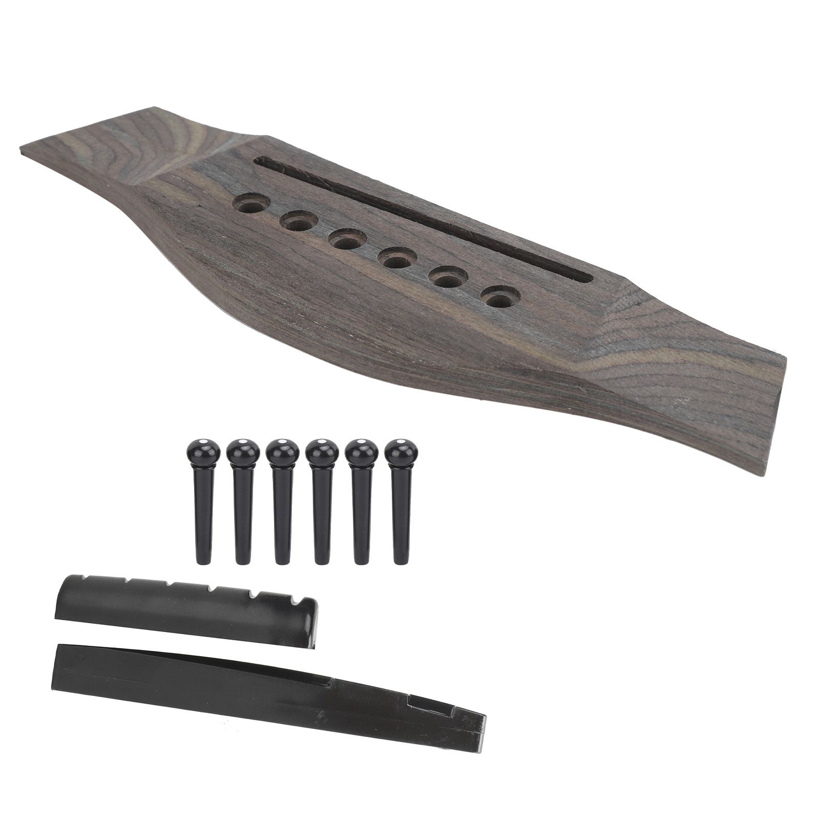Guitar Nuts Durable Smooth Exterior Good Resonance Suitable Sizes Wear Resistant Replacement Parts Bridges Saddle Kit for