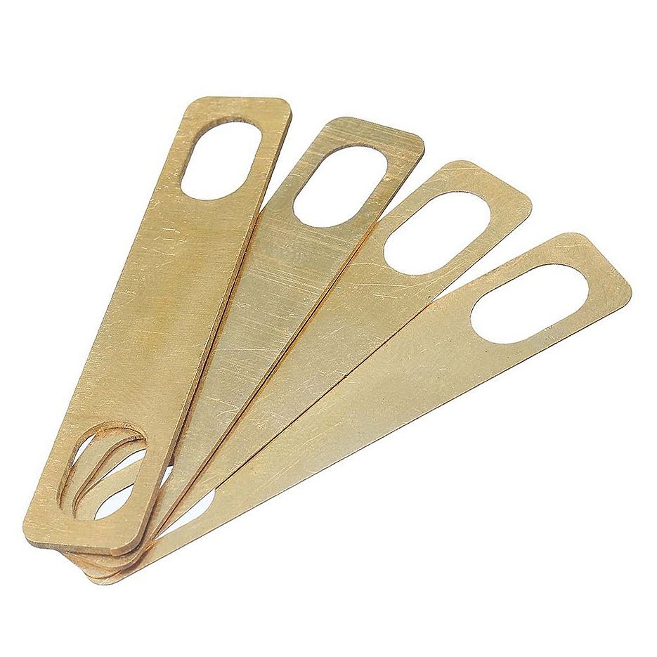 4PCS Guitar Neck Plate Guitar Gasket Replacement Guitar Neck Shim Heightening Gasket Accessories (Golden) , Guitar Neck Plate