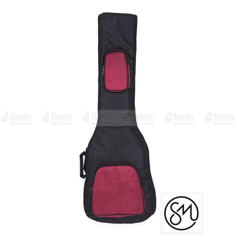 Electric guitar foam gig bag with 4 pieces free pick