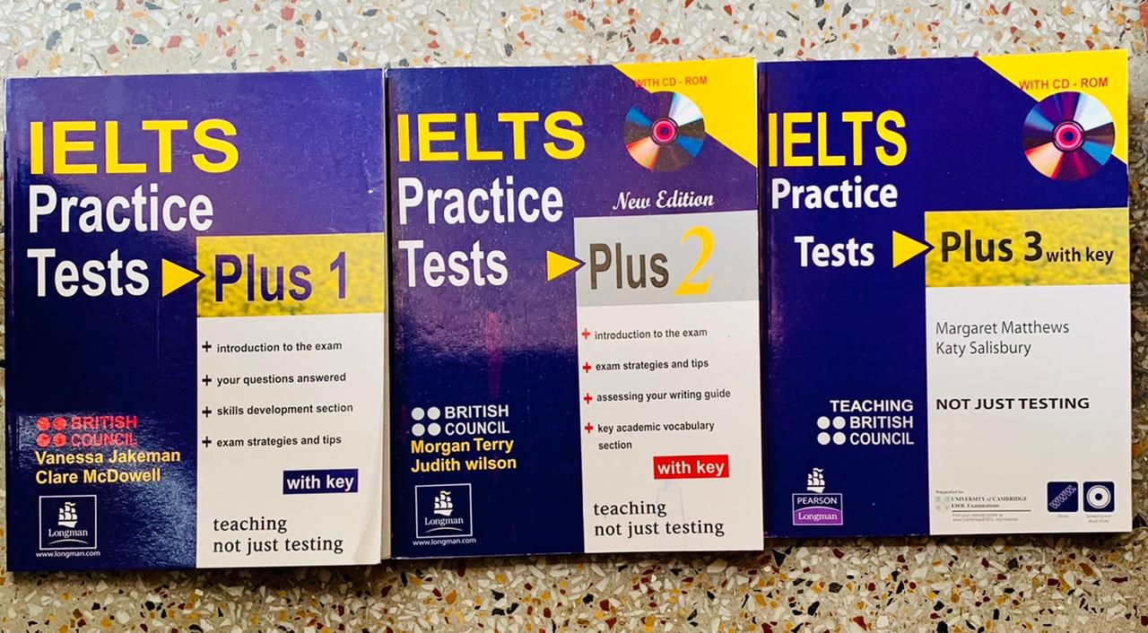 Practice Tests Plus 1-3 IELTS With Key 3 Books Set