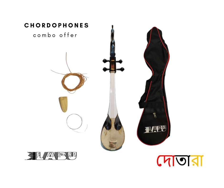 Professional Semi-Electrical Dotara 30 Inch- Chordophones Black