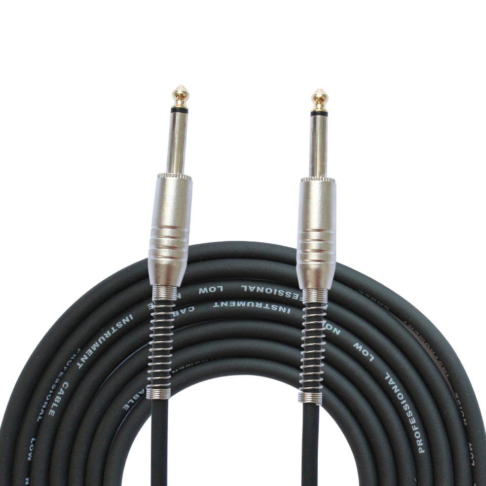 MA Mono Guitar Cable Audio Male To Male Cable Wire Cord 6.35mm Straight Plug