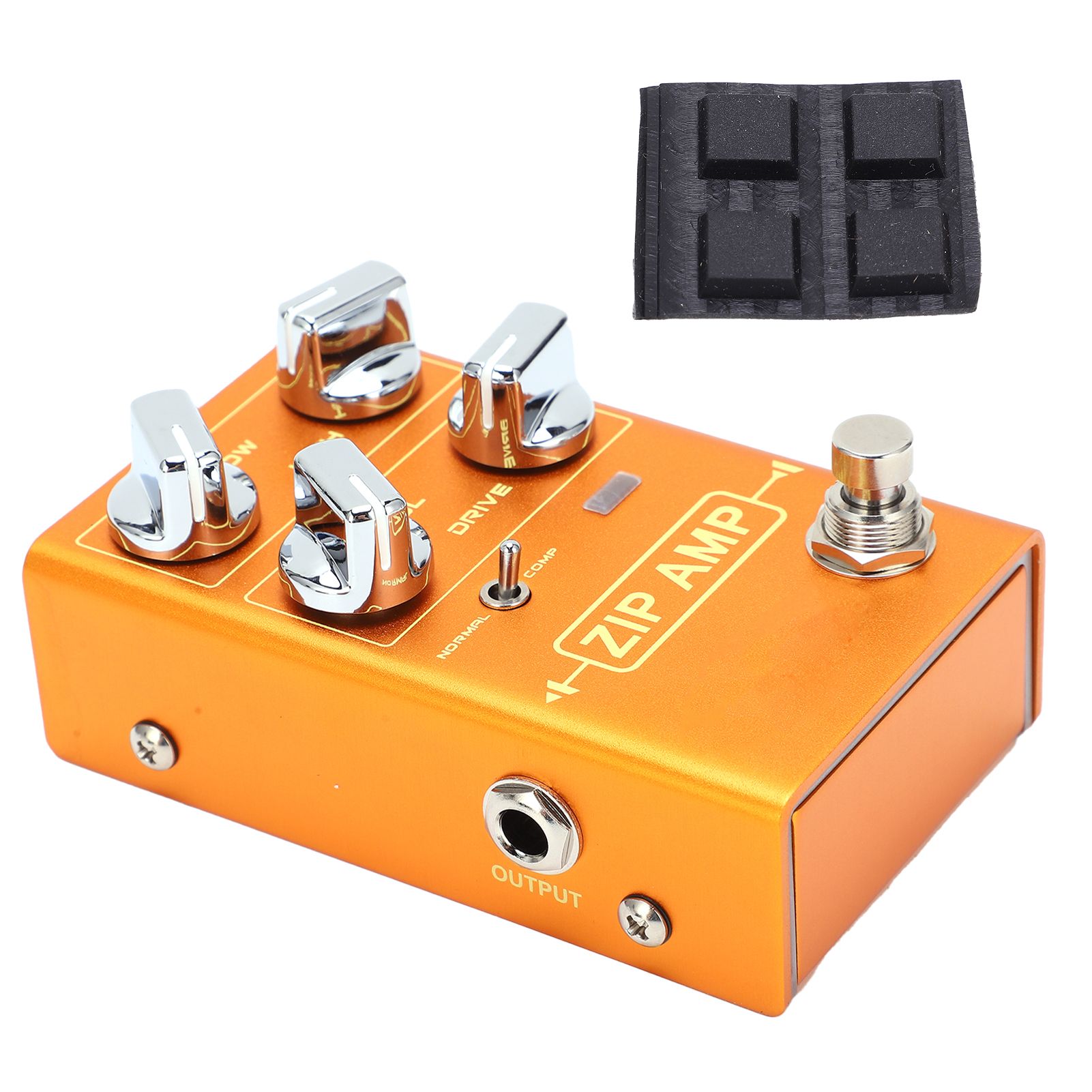 Romeng La Overdrive Effect Tone Gain Distortion Electric Guitar Stompbox with True Bypass DC 9V 20mA