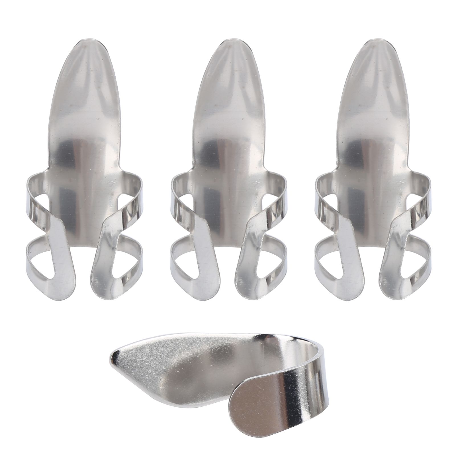 Finger Picks Thumb Plectrum Metal for Guitar Banjo