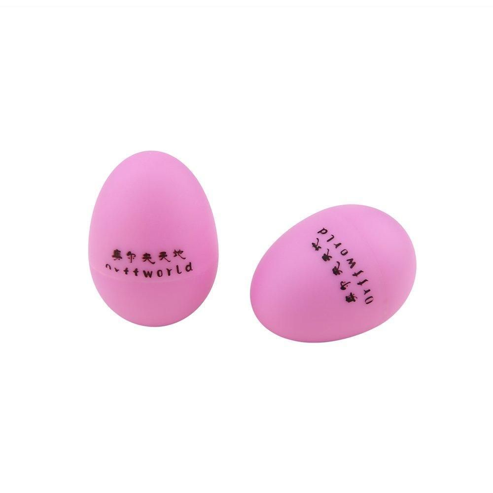 A Pair/Set Baby Plastic Egg Rattle Toy Childhood Education Music Shaker