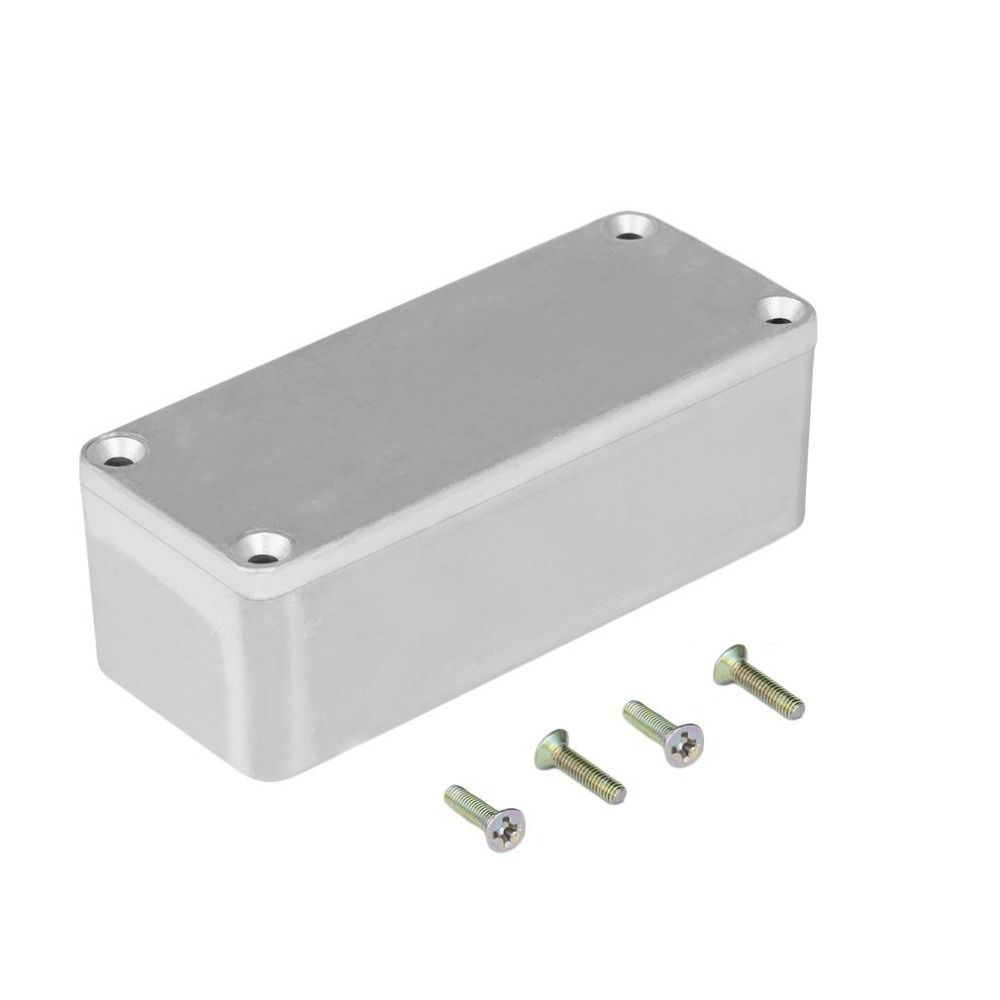 Diecast Aluminium Electronics Project Box Case Enclosure Instrument 1590A Style Guitar Effects Aluminium Stomp Box for Guitar Parts & Accessories