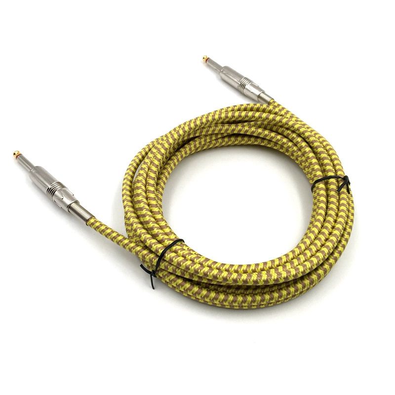 Guitar Cable Audio Male to Male Cable Wire Braided Straight Plug, Used For Electric Acoustic Guitar Or Other Categories