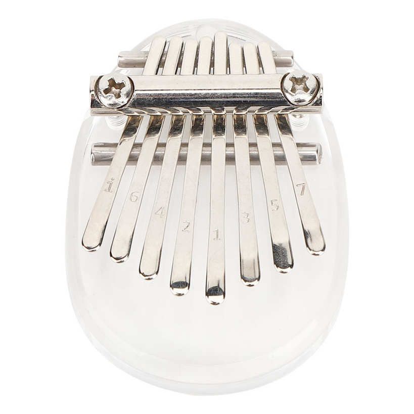 Acrylic Material Thumb Piano 8 Keys Mini Portable Decoration Gift Musical Instrument