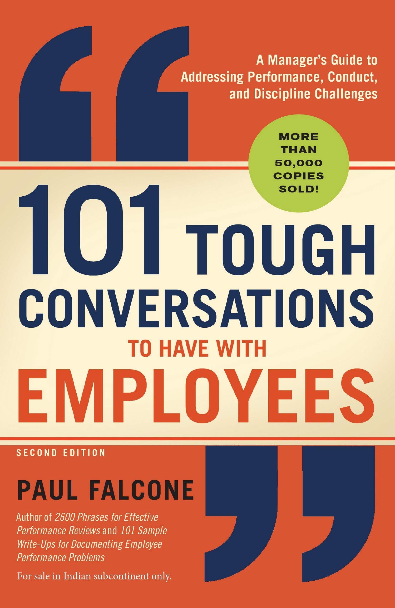 101 Tough Conversations to Have with Employees Paperback