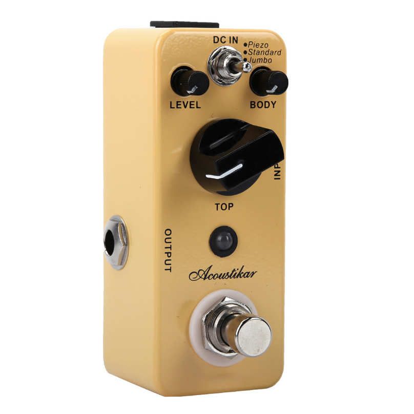 Professional acoustic guitar effects pedal learner for electric