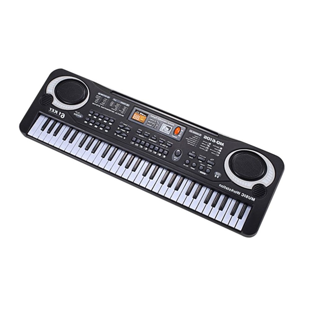 61 Keys Electronic Piano Keyboard With Microphone Children Musical Instrument