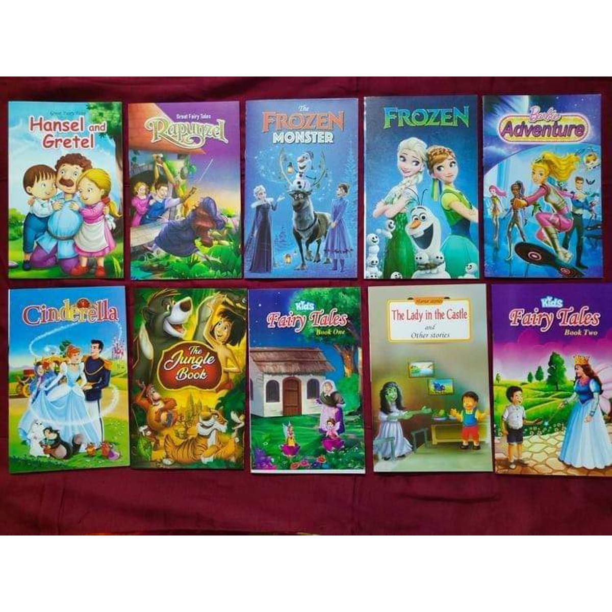 Baby story Books-10/Pcs World-Famous Children's Fairy Tales English Story