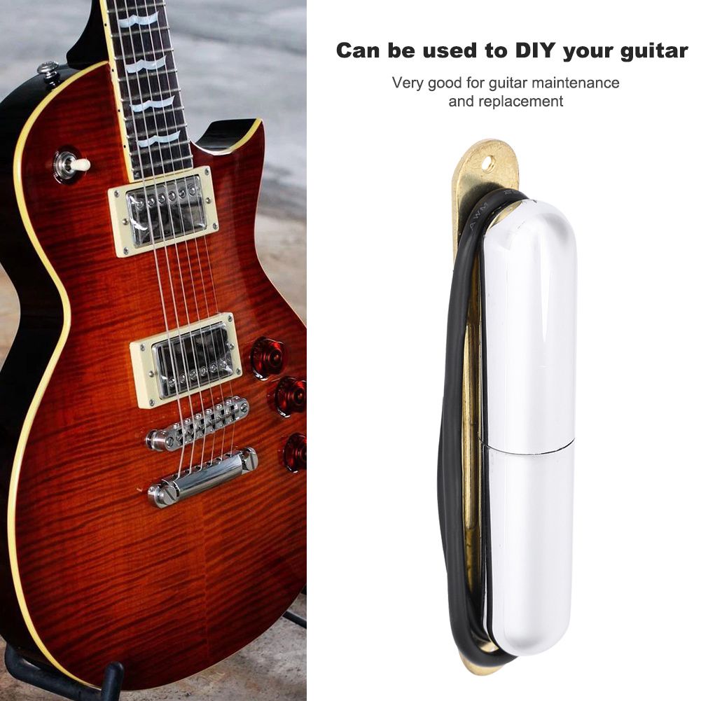 Guitar Pickup Alnico V Magnet Lipstick Tube Electric Single Coil for ST