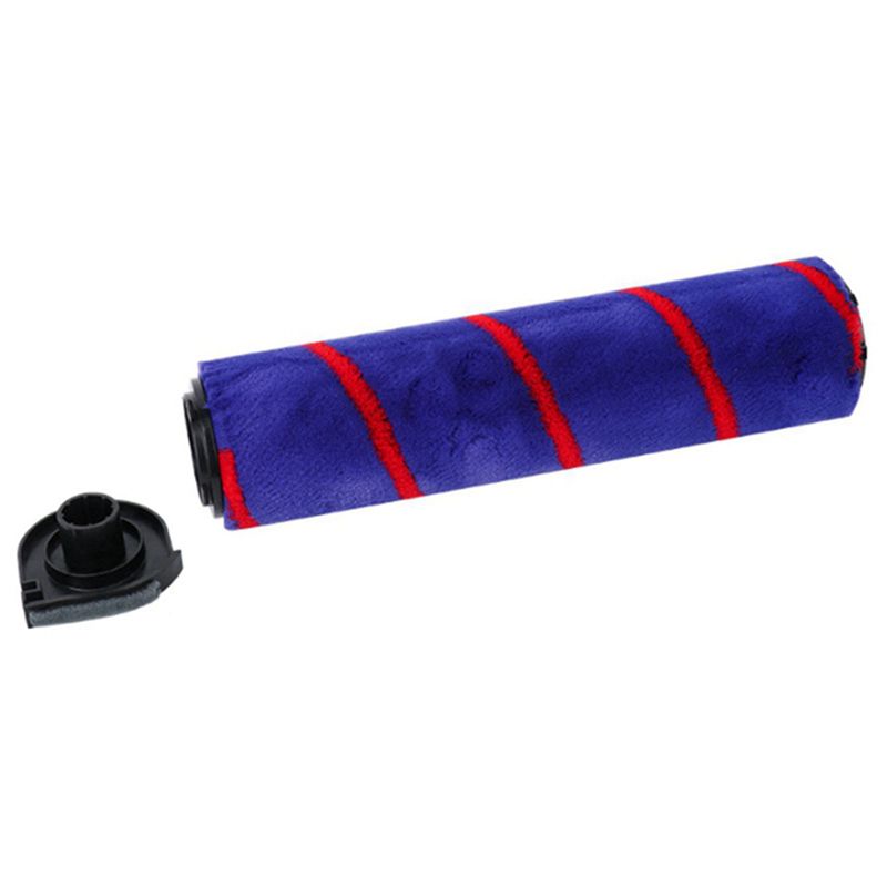 1 Pcs Fluffy Electric Floor Roller Brush & 4 Pcs for Dibea D18 D008Pro Vacuum Cleaner Replacement Washable Filter