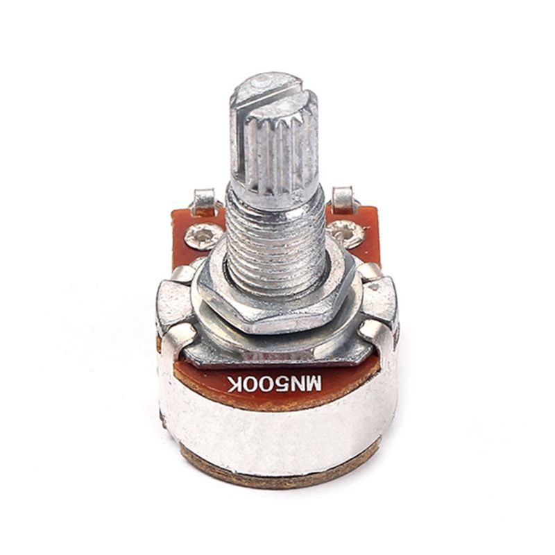 New product 1Pc MN500K Dual Blend Balance Potentiometer(POT) Guitar Bass Volume Tone Control Switch