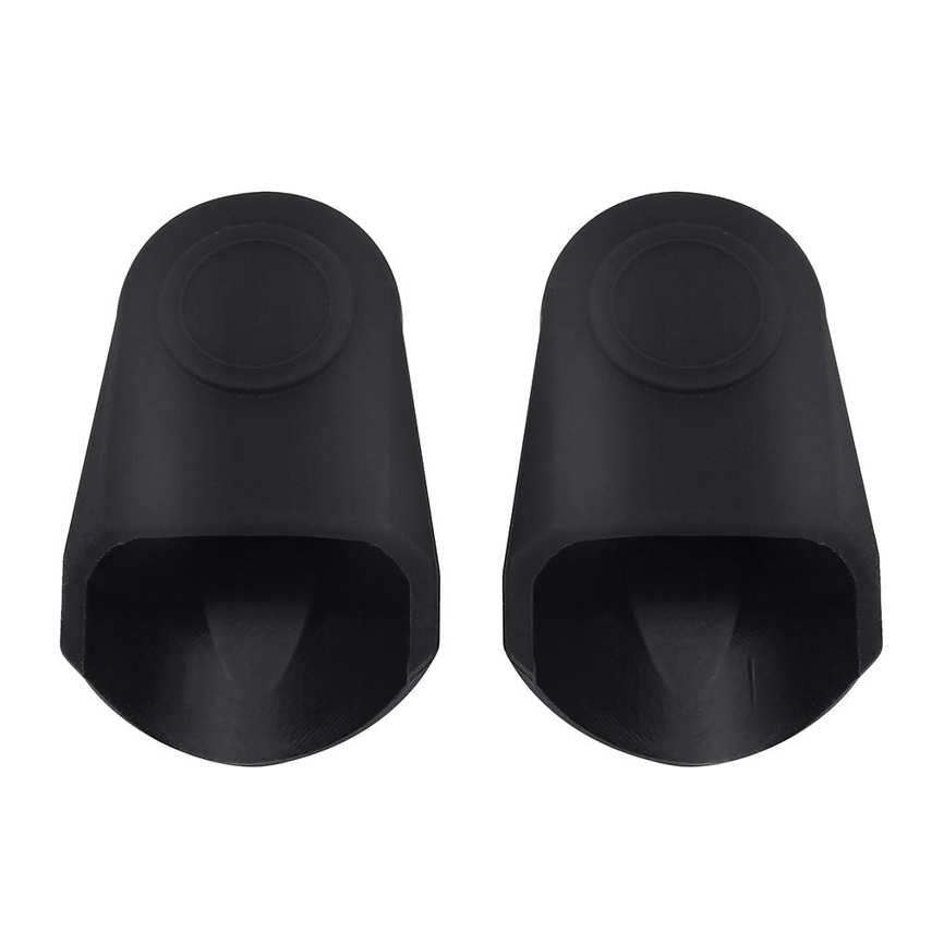 2Pcs Saxophone Mouthpiece Cap Protective Rubber Middle Size Sax Cover Accessories
