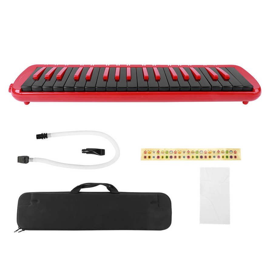 Beginner Melodica 37 Key Wind Musical Instrument Suitable for Practice + Bag F‑37s