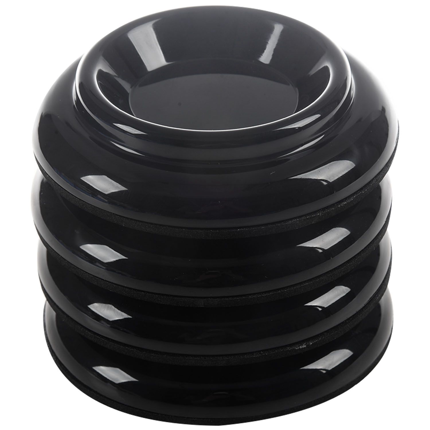 Practical Product Piano Caster Cups 4Pcs Palstic Upright Piano Leg Cups Foot Pads Set Upright Piano Accessories(Black)