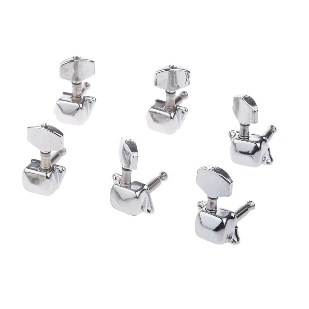 3R3L Semiclosed Guitar Tuners Machine Heads w Screws Set for Acoustic Guitar