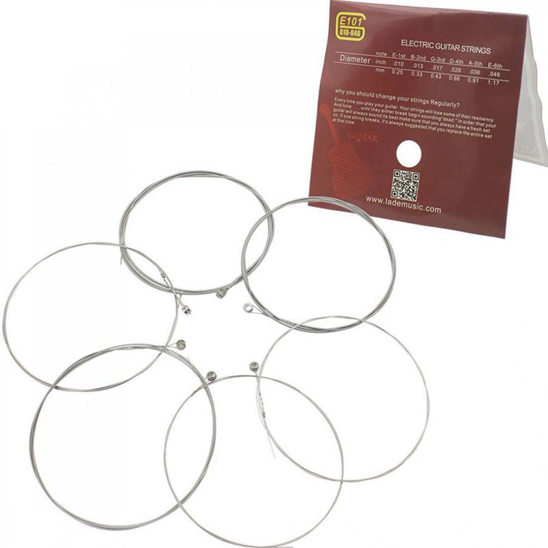 IRIN E101 6pcs/pack 0.010-0.046 Inch Steel Electric Guitar Strings