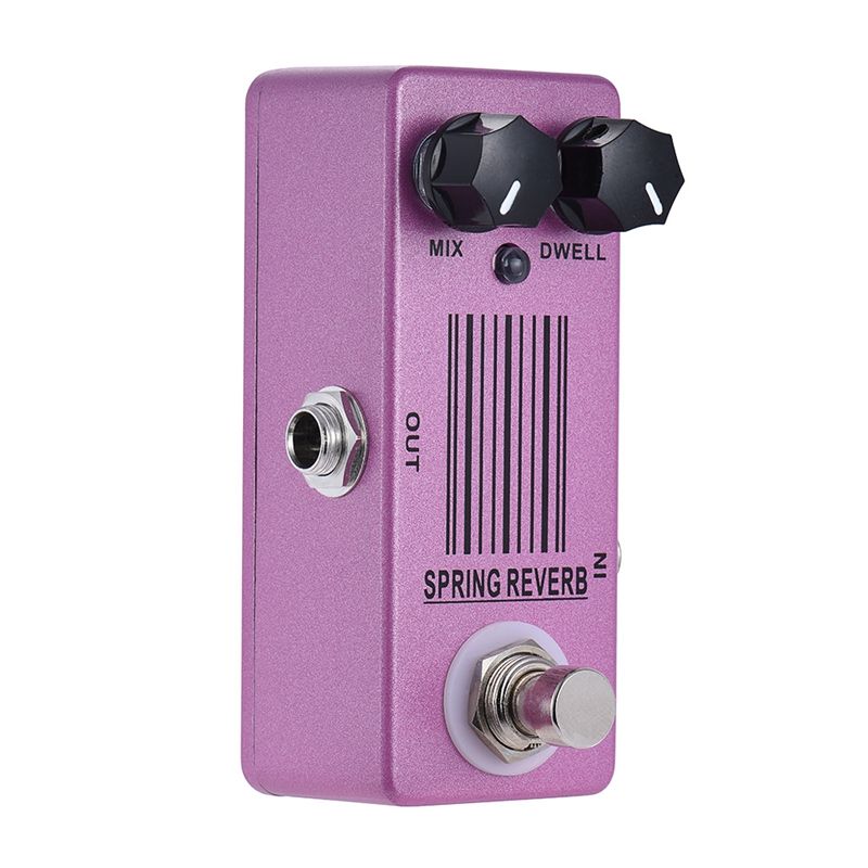 MOSKY MP-51 Spring Reverb Mini Single Guitar Effect Pedal True Bypass Guitar Parts & Accessories , distortioneffectpedal