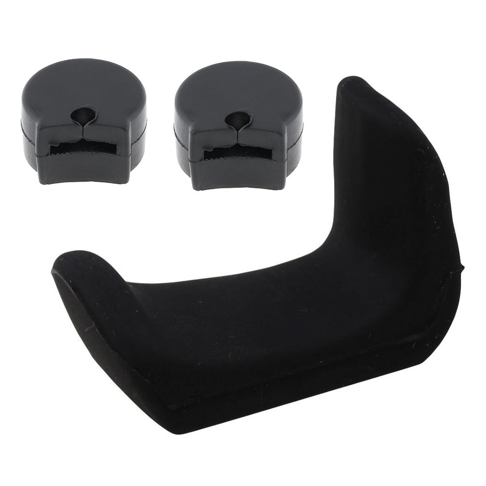 Oboe Clarinet for Under 14.5mm Diameter Thumb Finger Rest & Rubber Clarinet Black Resilient Thumb Rest Saver Cushion Pad - Black