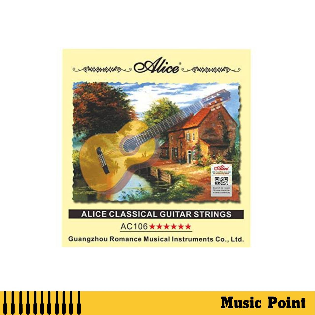 Alice Classical Guitar Strings A106 Clear Nylon Strings