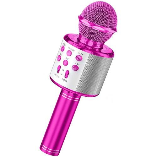 Bluetooth Wireless Karaoke Microphone-WS858 MIC Speaker