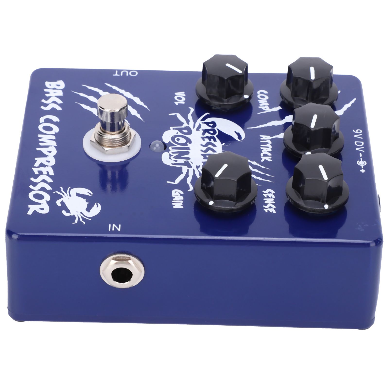 Guitar Bass Compressor Pedal True Bypass Instrument Accessories Durable