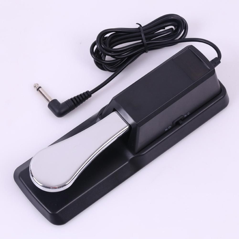 Universal Sustain Pedal Foot Pedal with Piano Style Action for Electronic Keyboards Digital Piano