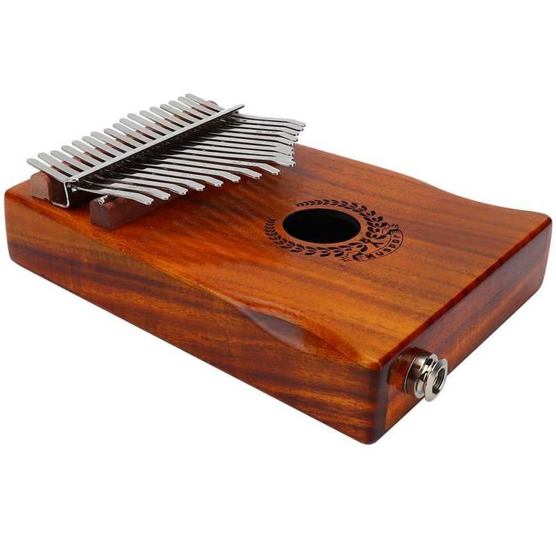 Kind Kalimba with Bag Thumb Piano Hammer 17 Keys Triple Sound Hole for bands playing public appearances