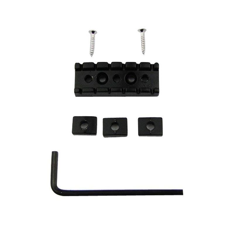 42mm Guitar Metal String Lock Locking Nut for  Electric Guitar Tremolo Double Lock System, Black