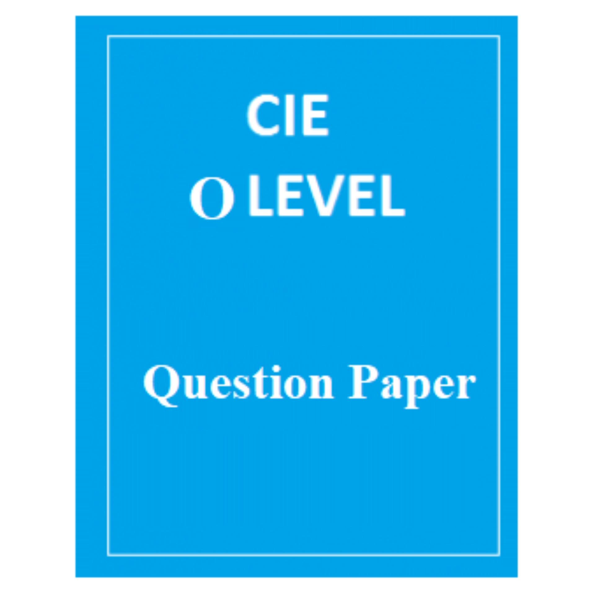 Cambridge O level Additional Mathematics Paper 1 Question Paper