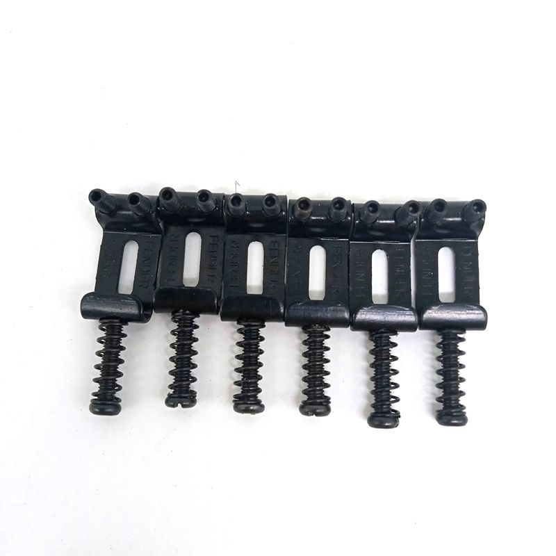 6 Roller Bridge Pull String Code Electric Guitar Saddle for Stratocaster Telecaster Electric Guitar Accessories