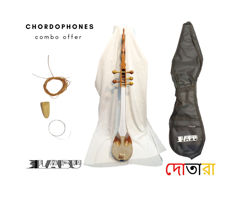 Professional Big Size 5 Strings Dotara 40 Inch- Chordophones
