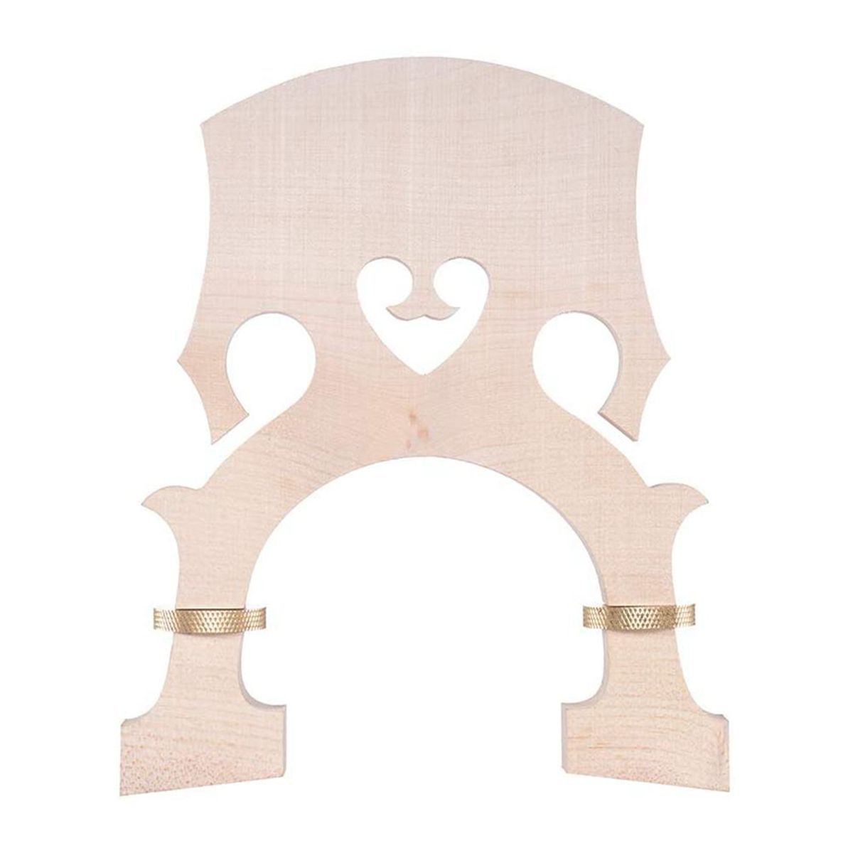 Standard Maple Bridge Replacement Part for Double Bass Adjustable Upright Bass Bridge,3/4 Size