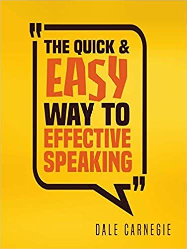 The Quick and Easy Way to Effective Speaking Paperback Bangladeshi Yellow Paper Print