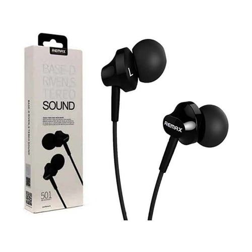 Remax RM-501 Stereo Music Earbuds 3.5mm Noise Insolation Volume Control Heavy Bass Wired Crazy Robot Earphone Noise Reduce Headset with HD Mic