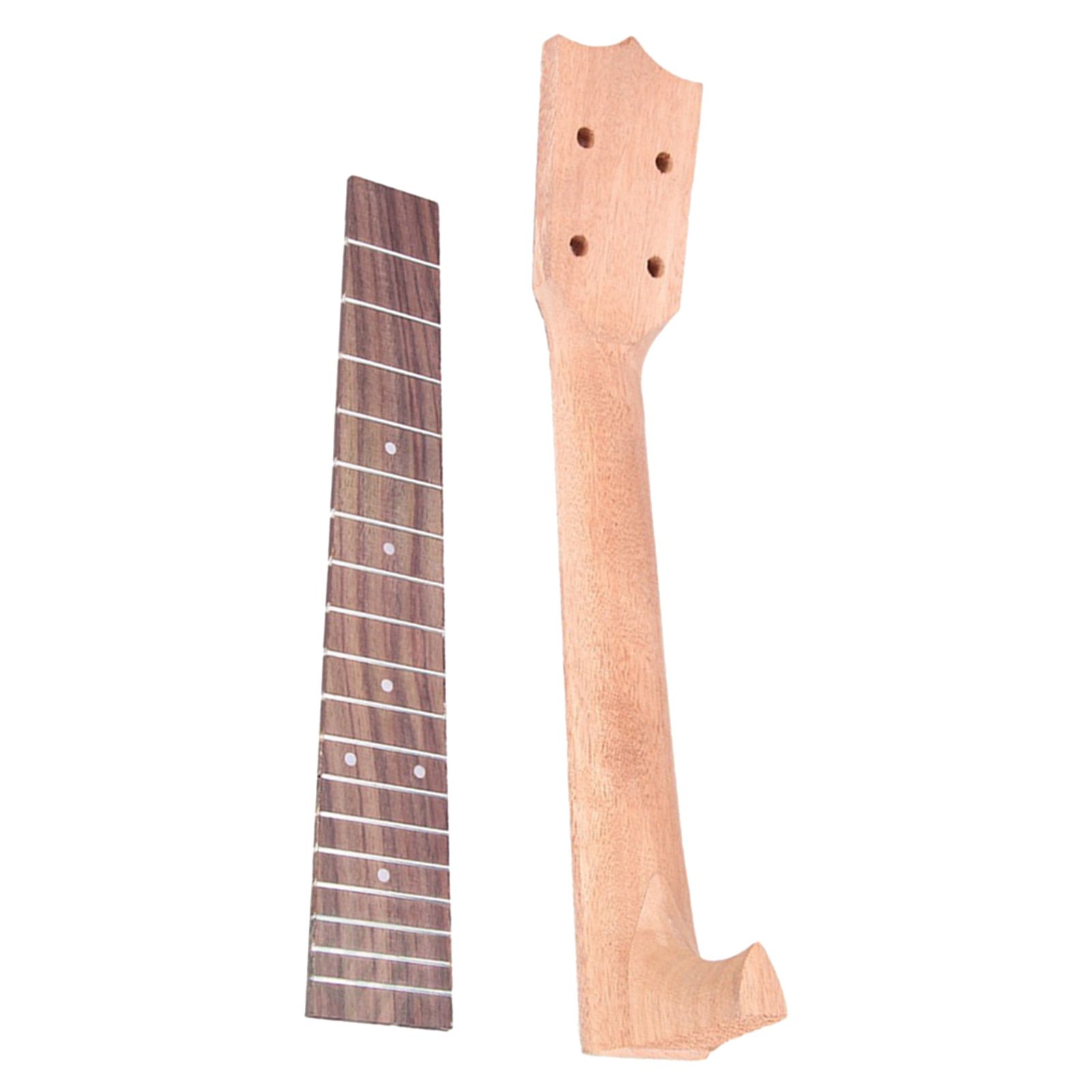 Ukulele Neck Anti-Scratch Wood Resonant DIY Sturdy Ukulele Fretboard