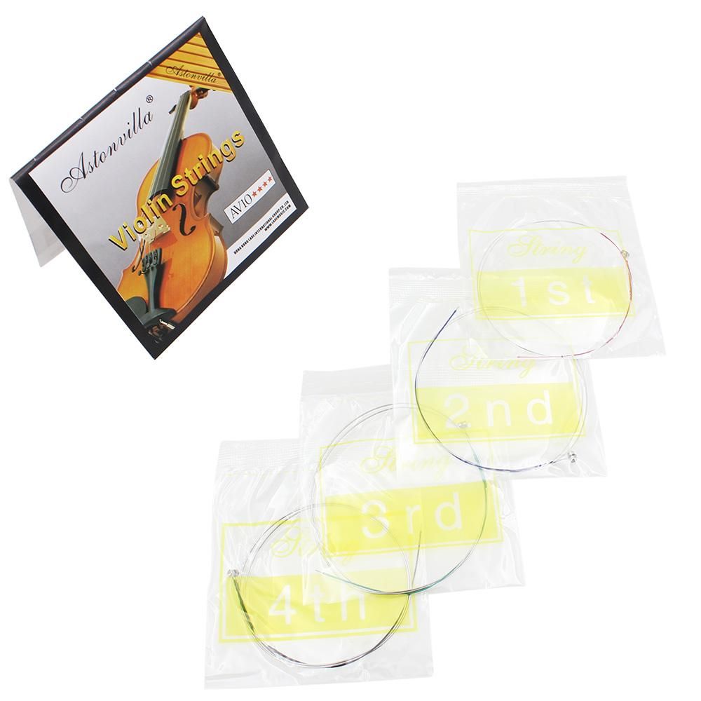 4 Pcs/set Violin Strings E-A-D-G Exquisite Stringed Musical Instrument Parts Accessories