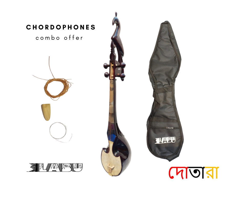 Professional Steel Fretboard Dotara 36 Inch- Chordophones