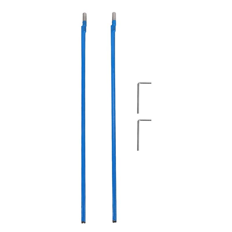 JOUYI 2pcs Two Way Rod Type Guitar Truss Rod Steel 9 X 440mm Blue