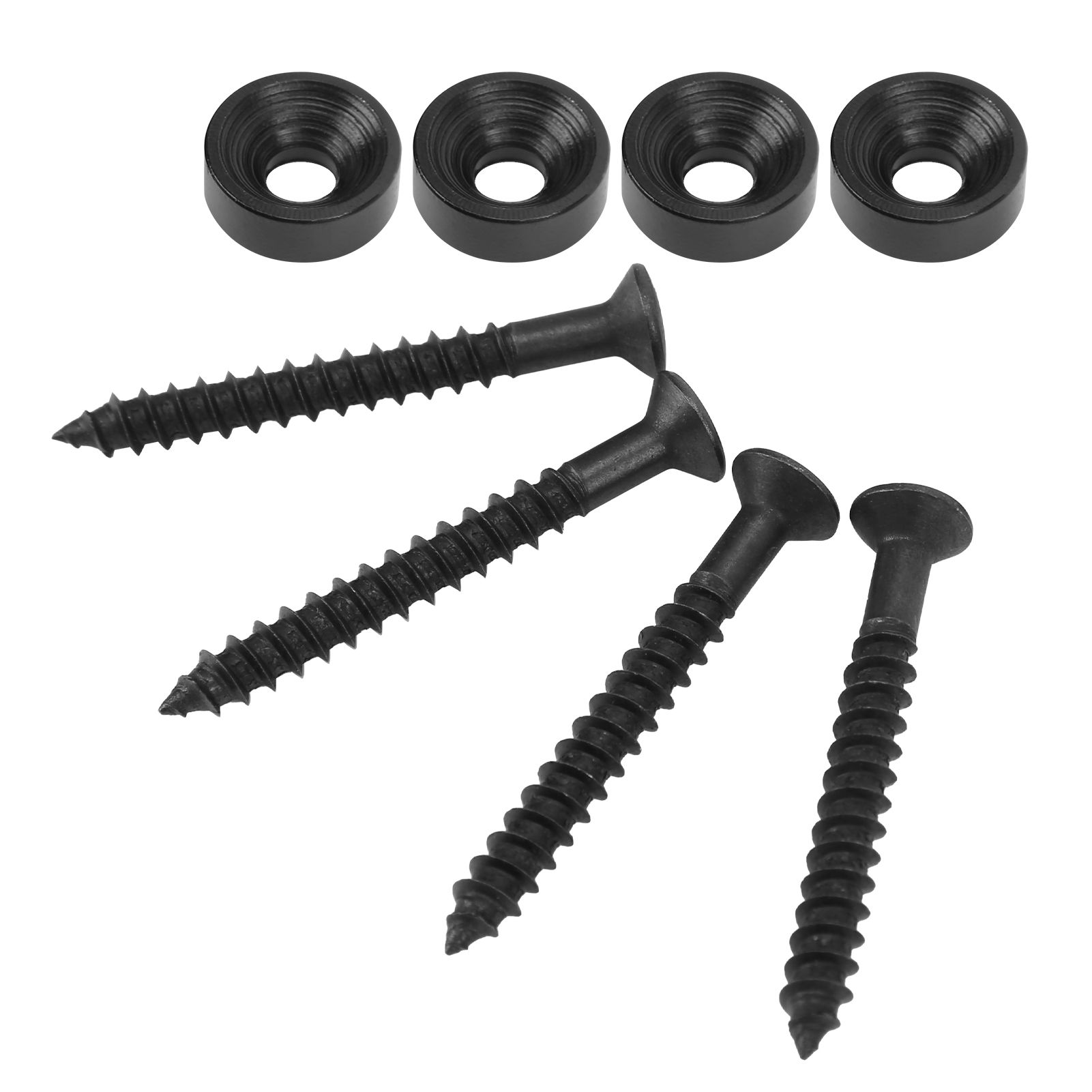 4 Sets Guitar Neck Joint Bushing Set Bolts for Electric Bass