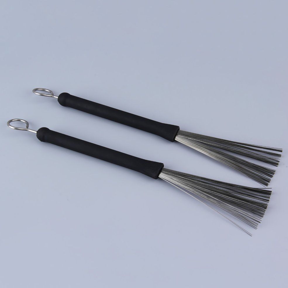 Durable Rubber Handle Metal Wire DThrow Retractable Brushes Sticks