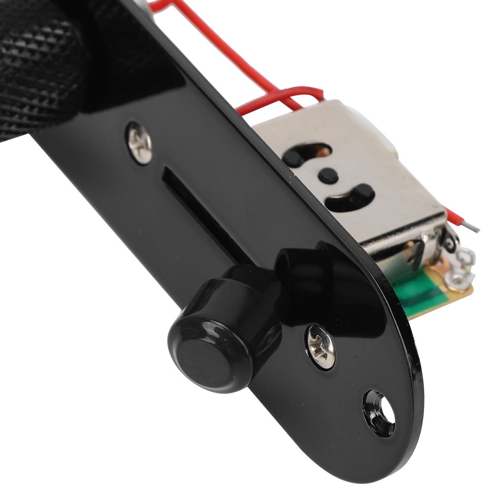 Electric Guitar Accessories Control Plate Switch Black Metal Prewired Wiring Harness Knob Controller