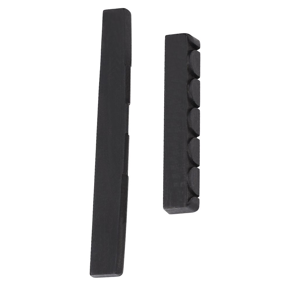 Guitar Nut; Saddle; Saddle Ebony Parts Upper Nut Bottom Repair Replacement Accessory for Classic Guitars