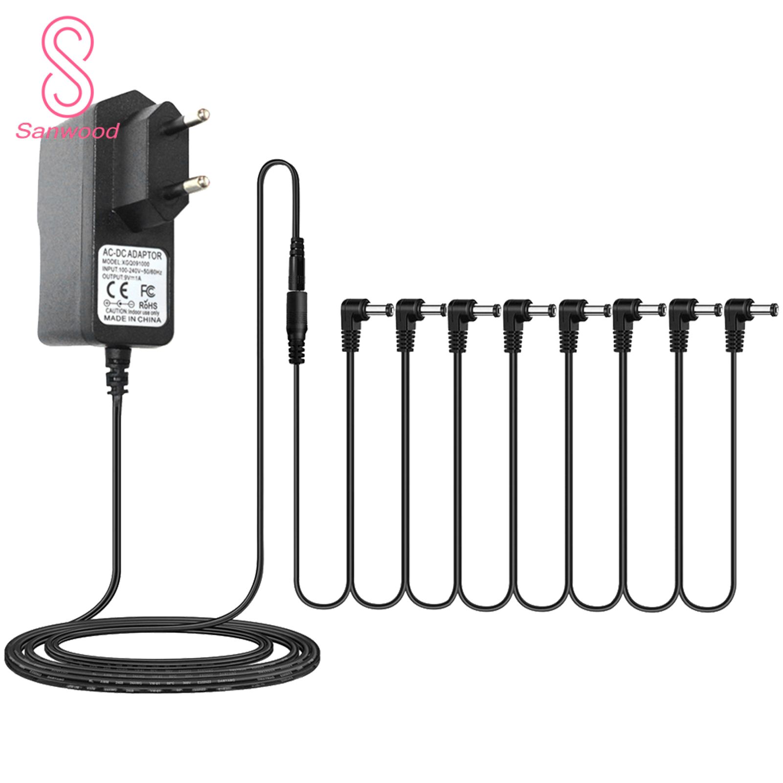 Effect Power Adapter Reusable Charging Compact Black Effector Charger